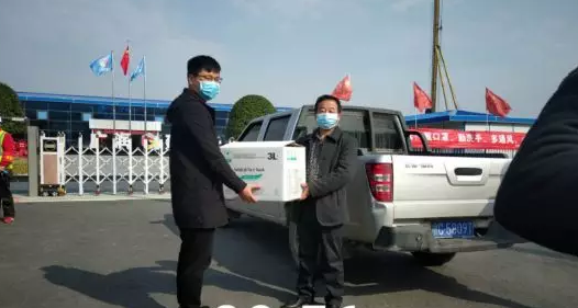 教體新區(qū)熱心捐贈口罩，萬焱建設(shè)定不負工期！